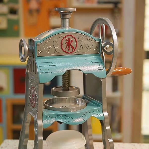 [Hộp đá đông lạnh Jiamei] Nhật Bản Big Maruko Khay đá bông tuyết cổ điển xoay tay Đồ uống lạnh Máy m