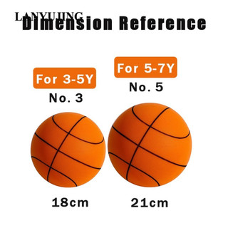 Lanyujing Bóng rổ xốp thể thao đường kính 21 / 18cm bóng rổ im lặng bóng rổ trong nhà bóng rổ im lặng