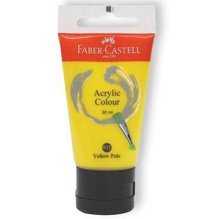 Tuýp màu vẽ acrylic 30ml yellow pale Faber 183007