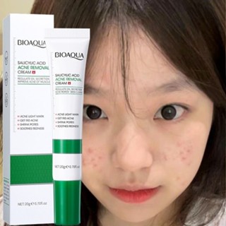 BIOAOUA Axit Salicylic Kem Loại Bỏ Mụn Dưỡng Ẩm Giảm Mụn Đánh Dấu Sửa Chữa Thu Nhỏ Lỗ Chân Lông Kem Loại Bỏ Mụn