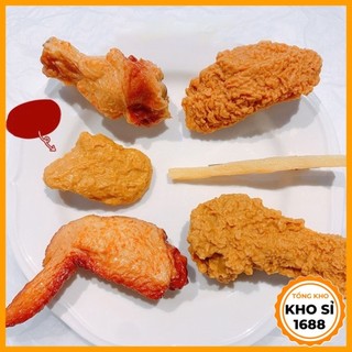 Kẹp tóc hình đùi gà / khoai tây chiên vui nhộn thời trang vui nhộn, kẹp tóc mái hình đồ ăn e1964