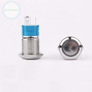【NEW】Button Switch Flat Head With Ring Light IK09 IP66 Metal Push Button Switch