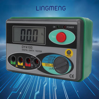 Tstools màn hình lcd kỹ thuật số dy4100 hiển thị máy đo điện trở nối đất