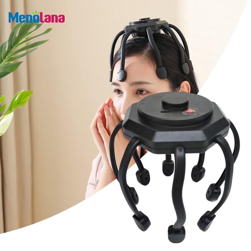Máy mát xa đầu điện Menolana có cáp USB 3 chế độ Đầu quà tặng không dây