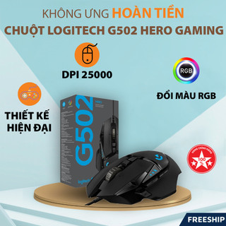 Chuột có dây g502 hero gaming rep 1:1 - hiệu suất cao 50 triệu lần click
