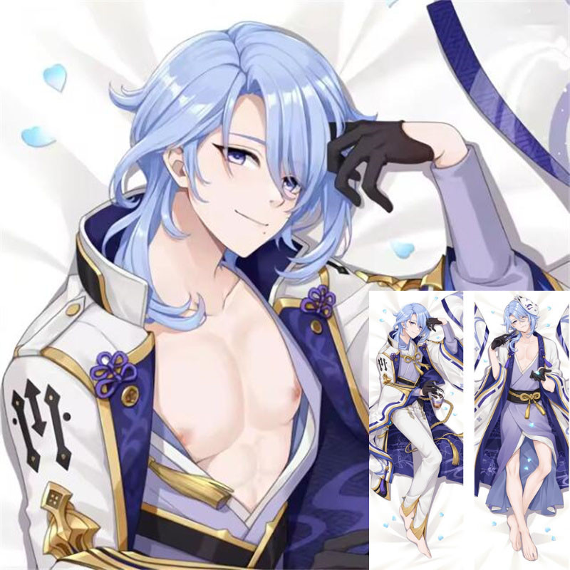 Genshin Impact Kamisato Ayato Dakimakura Gối Cosplay Nhật Bản Otaku Gối Đệm Quà Tặng