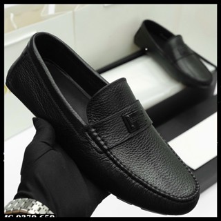 Giày Moca Nam Da Bò Thật Nguyên Tấm Cao Cấp - Giày Lười Nam Hàng Cao Cấp [HỎA TỐC] ✅MC-0379 VIC
