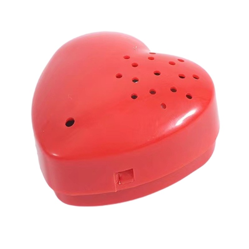 [3C] Máy ghi âm hình trái tim Dễ sử dụng cho động vật nhồi bông Hộp âm thanh 30 giây