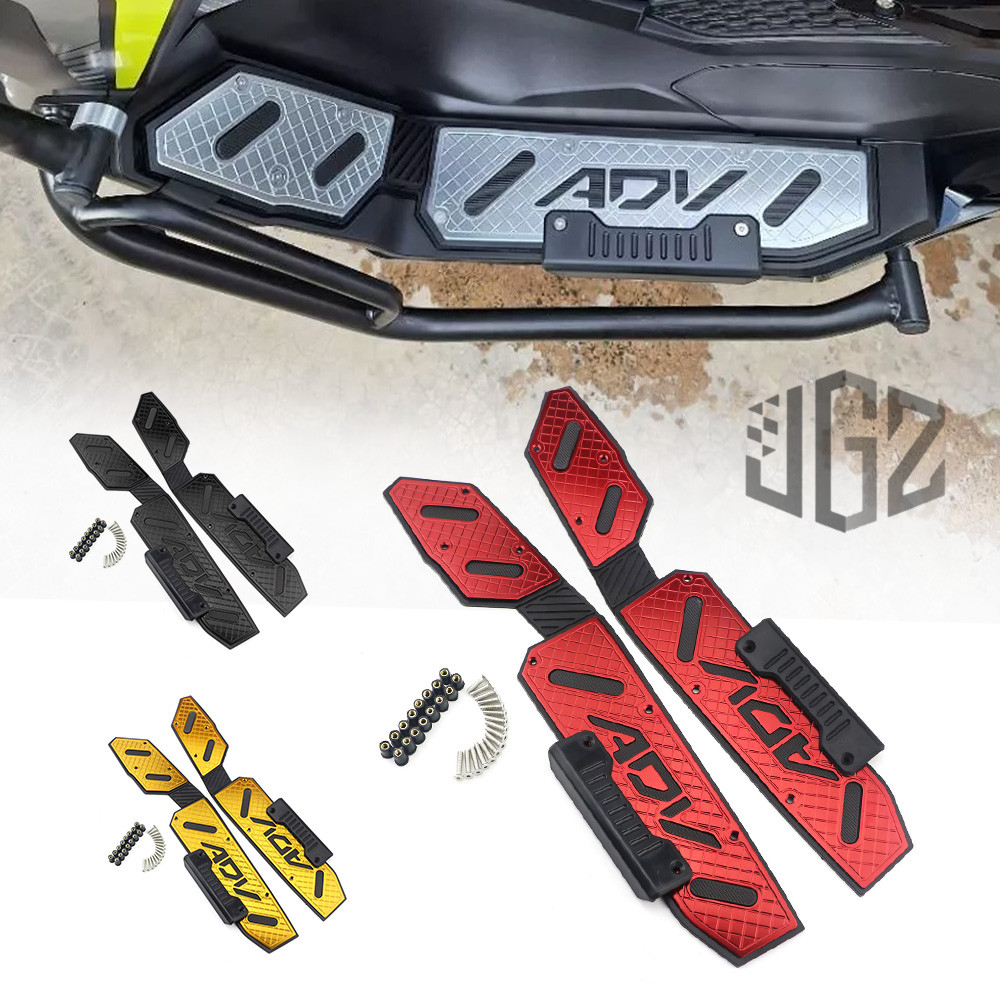 Dành Cho Xe HONDA ADV160 Thảm CNC Xe Máy Chân Bảng Điều Khiển Footrest Pad Footboard Matting