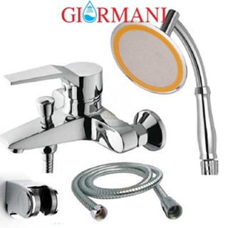 Trọn bộ sen tắm nóng lạnh GIORMANI kèm bát sen tăng áp bản rộng SNL904-VHS04