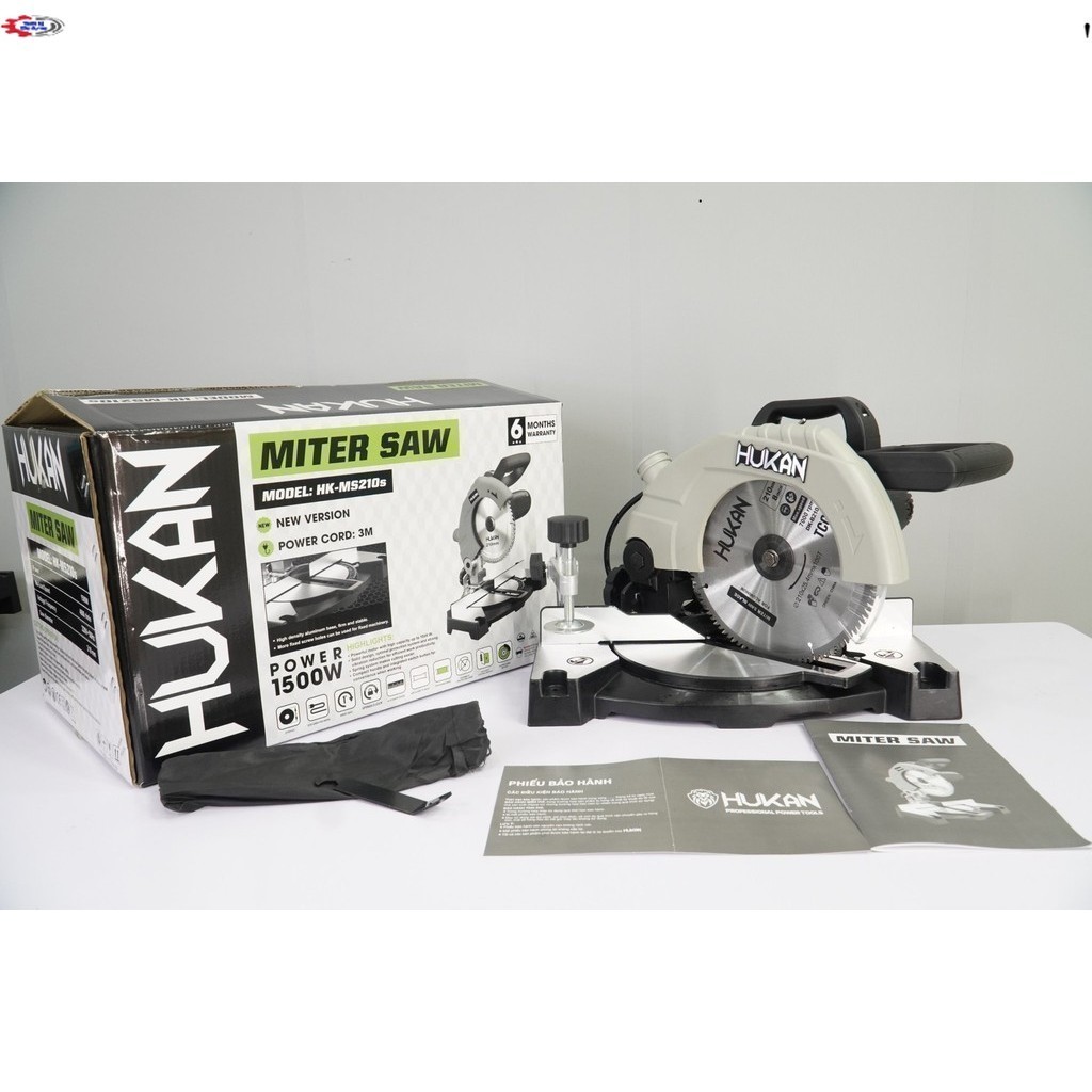 Máy Cắt Nhôm Hukan MS210s/ Công Suất 1500W/ Đĩa Cắt 210mm/ Chính Hãng Hukan . Thiết bị xây dưng GT