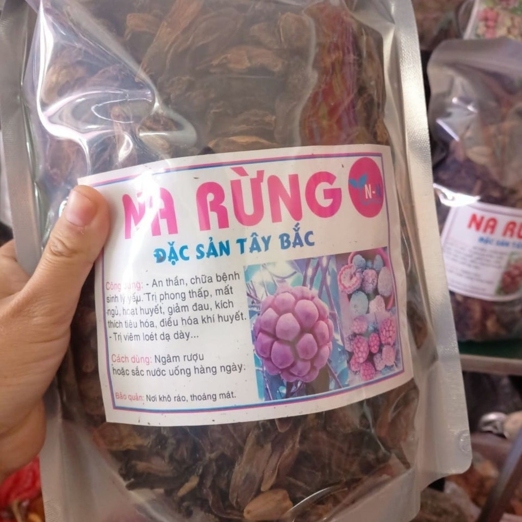 Na rừng khô Tây Bắc ngâm rượu loại 1 được sấy khô từ quả na rừng tươi, chín thơm ngon