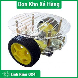 Khung Xe Robot Đa Hướng 4 Bánh V2 (Khung Tròn)