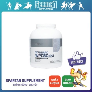 Ostrovit Whey Concentrate Standard WPC80, Sữa tăng cơ Whey Protein Chất lượng, Túi 5 lbs