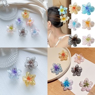 Kẹp Tóc Hoa Trong Suốt Ins Thời Trang Kẹp Tóc Bên Biển Thời Trang Phụ Kiện Tóc Nữ Quà Tặng Tiếp Liệu