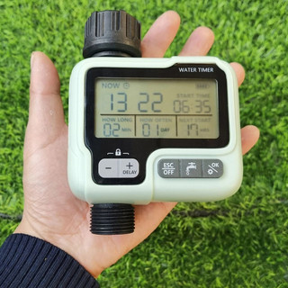 Hct-322 Hẹn giờ nước tự động Máy tưới kỹ thuật số Vườn Tưới phun nước thông minh được sử dụng ngoài trời để tiết kiệm nước và thời gian