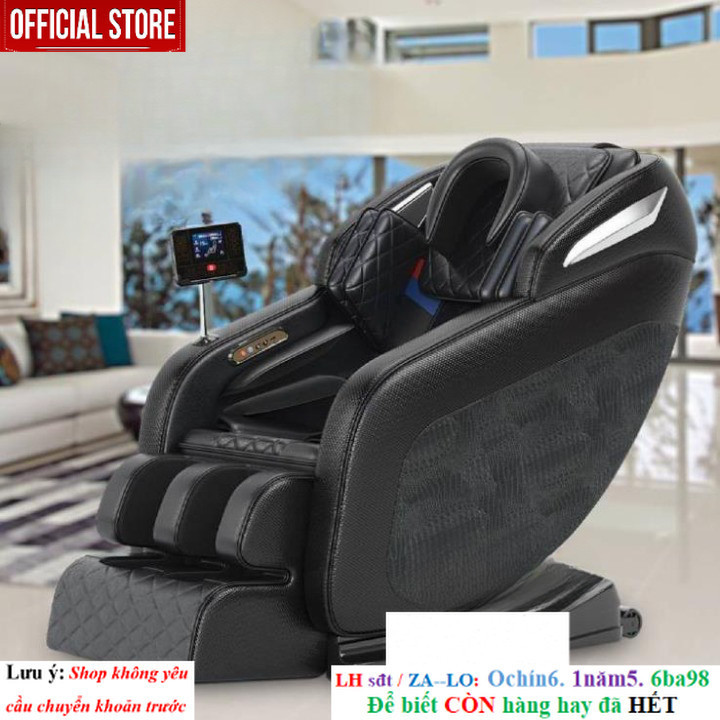 KM&gt;&gt; Ghế Massage Toàn Thân Hikari Leo V1 Con Lăn Trục L 12 Chế Độ Massage,