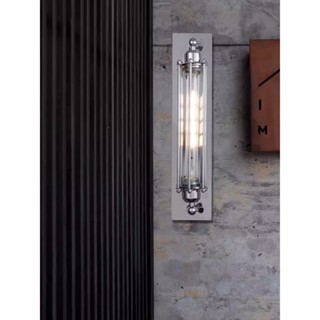  Công Nghiệp Vintage Loft Đèn Tường Mạ Điện Bạc 8W Led Đèn Tường Phòng Ngủ Cafe Nhà Hàng Treo Tường Đèn Đầu Giường 