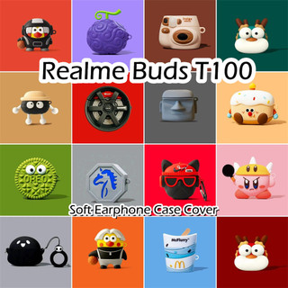 Hàng có sẵn! Dành Cho Realme Buds T100 Ốp Lưng Hoạt Hình Hợp Thời Trang Series Vỏ Tai Nghe Silicon Mềm NO.2