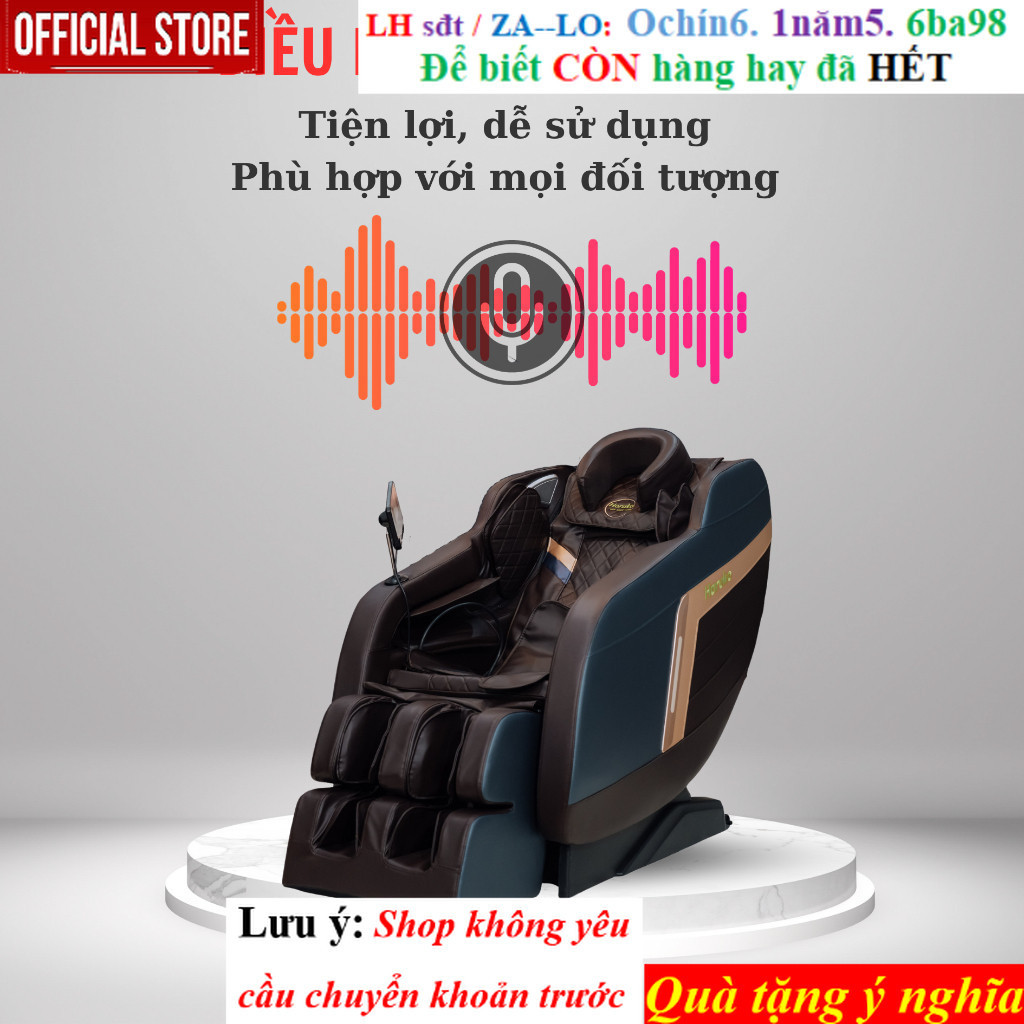 KM- Ghế Massage Toàn Thân HARUKO H7 - Ghế Massage Thông Minh Chính Hãng