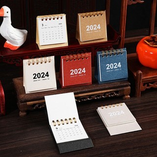 Lịch để bàn tiếng Anh cổ điển Lịch Mini sáng tạo Trang trí máy tính để bàn