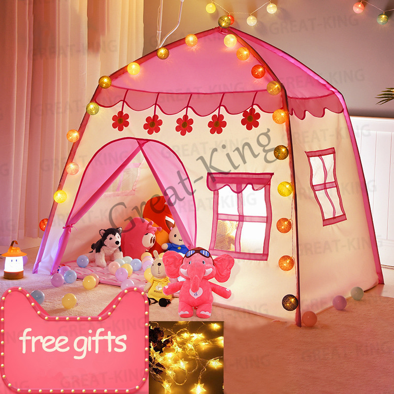 [TẶNG KÈM ĐÈN NHÁY] Lều cho bé, Lều công chúa lều hoàng tử
