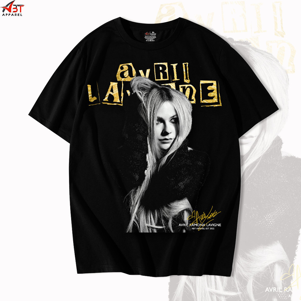 Áo thun Cotton Avril Lavigne dành cho nam và nữ Size S-5xl