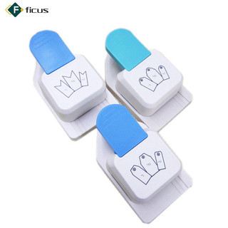 Sẵn sàng! 3 Trong 1 Thẻ Đấm 3 Kích Cỡ 1.5 / 2 / 2.5 Inch Lỗ Nhỏ Đục Lỗ Tự Làm Nghệ Thuật Thủ Công Cho Giấy Thủ Công Thêu Sò