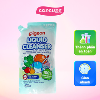 Dung dịch súc rửa bình sữa Pigeon túi 650ml refill