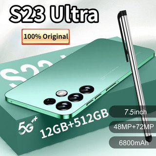  Bán Chạy Điện Thoại Di Động S23 Ultra Thông Minh 7.5 Inch 12+512GB 24+48MP Camera 5G Dual SIM