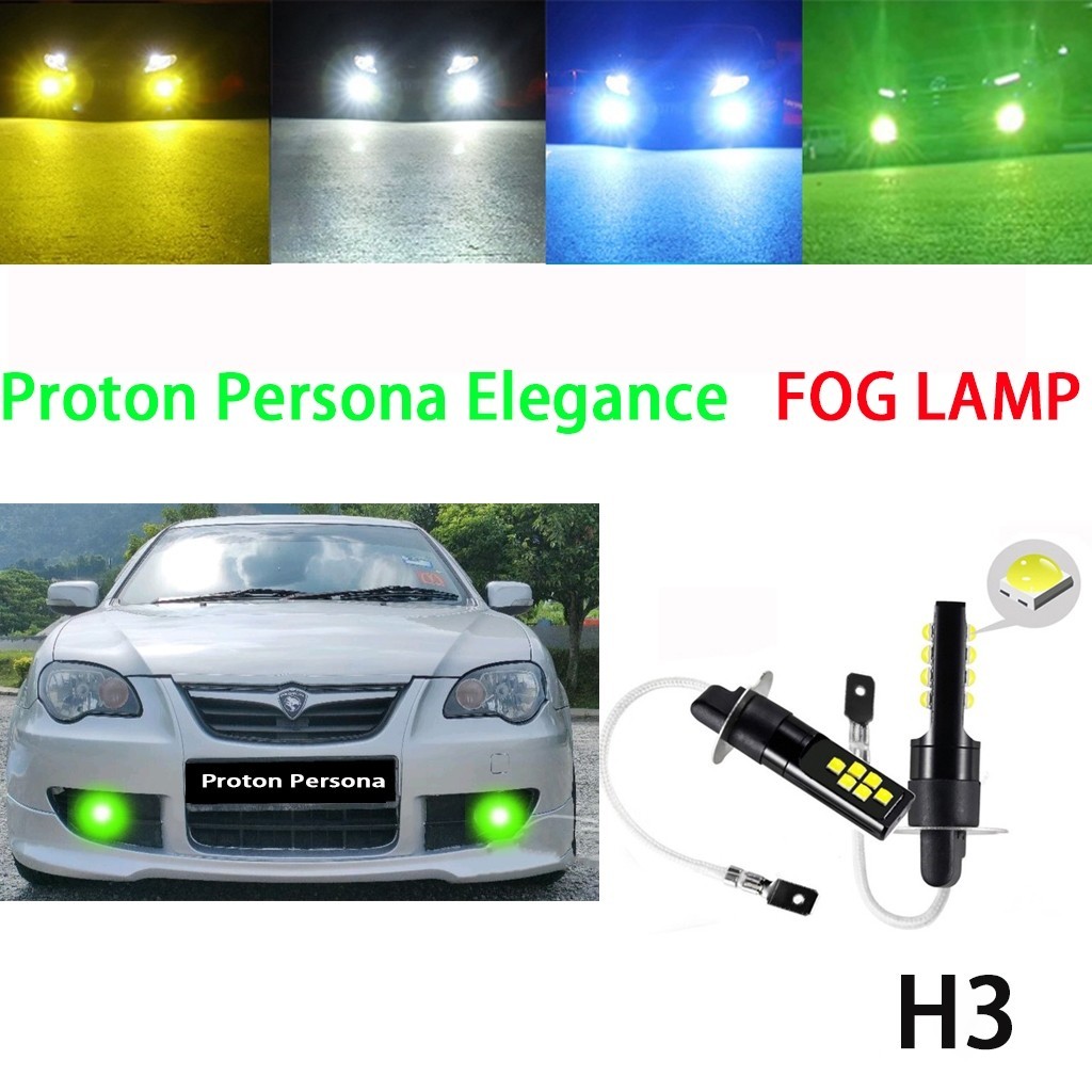 2003-2015 Persona Đèn Sương Mù H3 LED Sương Mù Bóng Đèn LED Lampu Đèn Thể Thao Persona Lampu LED Ker