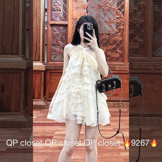 set bộ áo quần,set áo yếm hoa quần tơ nhẹ mát hàng Qp  CABOXIN