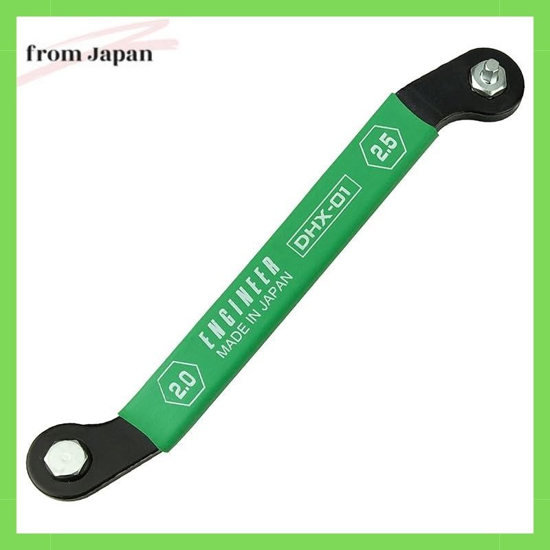 ENGINEER Engineer Low-profile vent wrench, offset, hexagonal vs. 2.0/2.5mm DHX-01