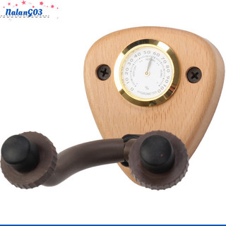 Na Guitar Móc Treo Với Máy Đo Độ Ẩm Treo Tường Chống Trơn Trượt Giá Đỡ Màn Hình Cho Đàn Ukulele Violin Mandolin Bass