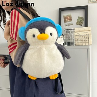 Laz Johnn Mới Cá Tính Dễ Thương Đeo Vai Búp Bê Ba Lô Hoạt Hình Dễ Thương Chim Cánh Cụt