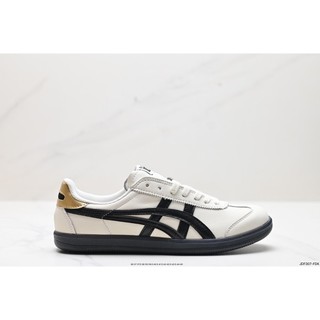 [Công ty As] Tokuten German Training Low-Top Giày thể thao thông thường Giày chạy bộ ngoài trời Trắng Đen