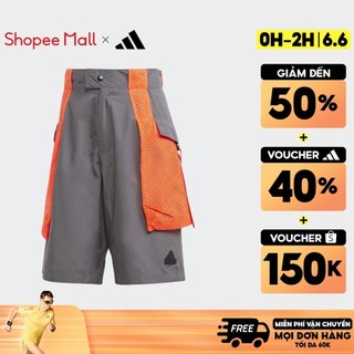  adidas Phong cách sống Quần Short Premium City Escape Nam Xám IC3730