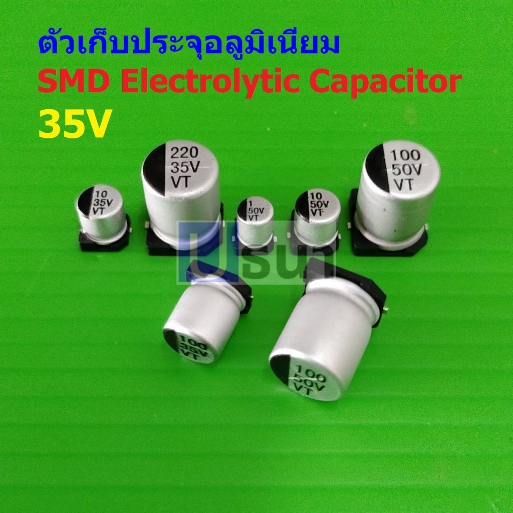 Tụ điện C Nhôm SMD Điện phân 35V SMD-Capacitor 35V (1 Cái)