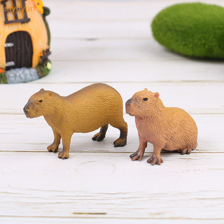 Siyuyan Mô Phỏng MIni Dễ Thương Động Vật Hoang Dã Mô Hình Tượng Capybara Bộ Sưu Tập Đồ Chơi Quà Tặng VN