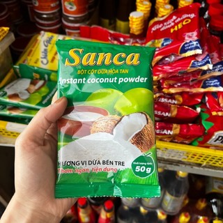 Bột cốt dừa hòa tan Sanca gói 50g