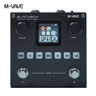 Bộ xử lý âm thanh bàn đạp đàn guitar m-vave blackbox 44.1khz / 24bit lấy mẫu độ phân giải cao, 80 cài đặt sẵn có thể tùy chỉnh, 6 + 1 hiệu ứng đồng thời, kèm theo phong cách tự do