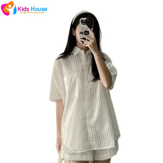 áo trắng nữ Size M , áo sơ mi cộc tay nữ,quần áo nữ s565