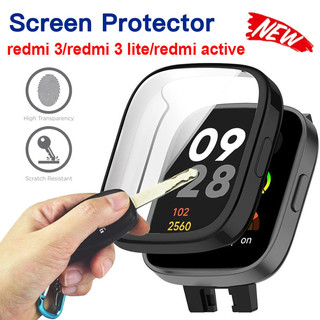 Ốp bảo vệ silicon mềm tpu cho xiaomi redmi watch 3 active / lite full cover vỏ bảo vệ đồng hồ cho redmi watch 3 bảo vệ màn hình