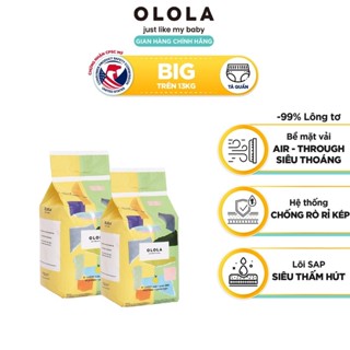 COMBO 2 Bịch Tã/Bỉm Quần Cao Cấp OLOLA Skin Fit Size XXL 18 Miếng Hàn Quốc Cho Bé, Mỏng Nhẹ, Mềm Thoáng, Thấm Hút Nhanh