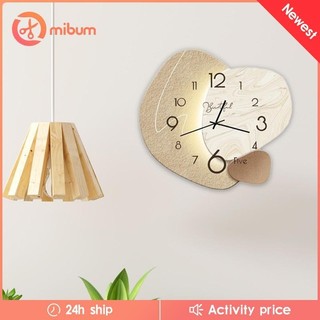 Đồng hồ treo tường Đồng hồ trang trí đơn giản hiện đại im lặng cho phòng ngủ trên bàn
