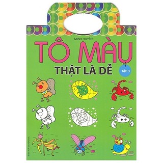Sách - tô màu thật là dễ - tập 3