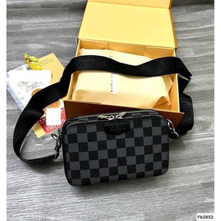 [ Full Box ]Túi đeo chéo nam nữ , Fullbox hộp giấy thẻ ,dây bản to , chất liệu da pu cao cấp , có ngăn đựng thẻ
