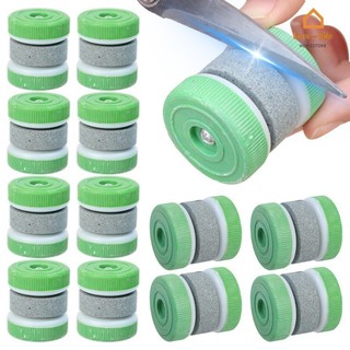 3 viên đá mài thủ công mini - kéo đa năng đục mài - dụng cụ mài dao nhà bếp gia đình