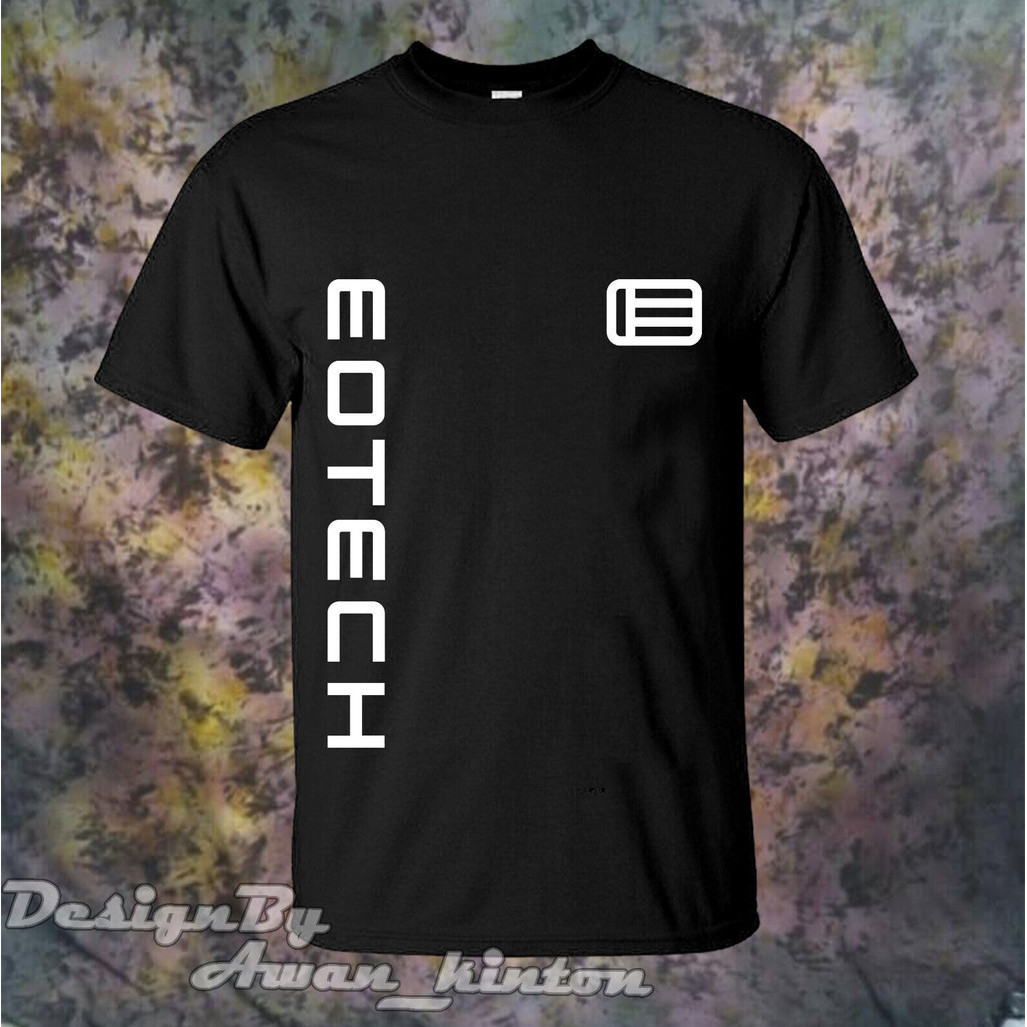 Thời Trang Nam Mùa Hè Tee Áo Thun Cotton Nặng Eotech Logo