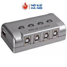 Bộ chia sẻ máy in tự động 1 ra 4 MT viki SW241,thiết bị giúp chia 4 máy tính dùng chung 1 máy in,nhỏ gọn-dc905
